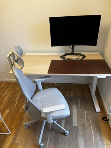 Study table and ergonomic chair